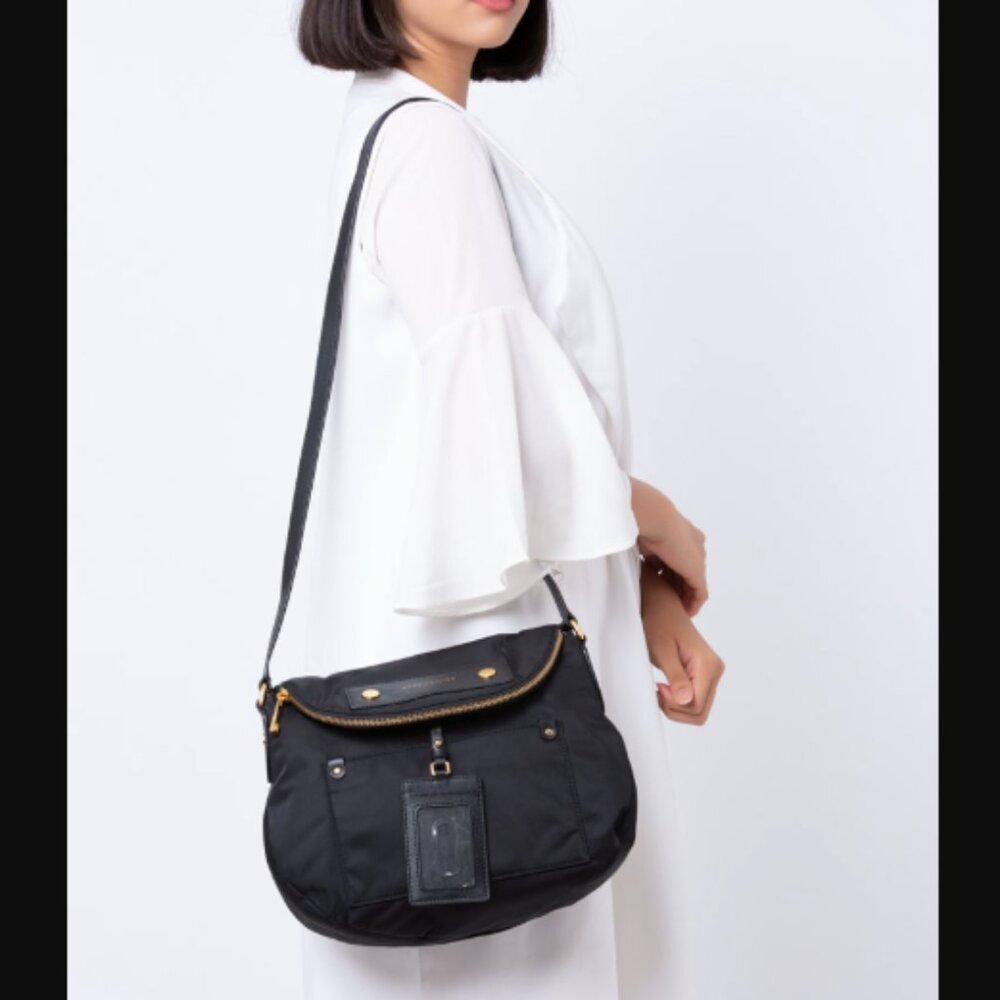 Marc by Marc Jacobs Preppy Nylon Natasha Crossbody Messenger Bag FLAWED GEM